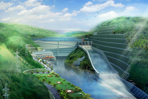 大峪镇老挝南塔河1号水电站项目